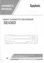 Symphonic SE436D Owner's Manual