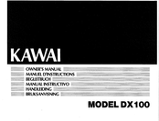 Kawai DX100 Owner's Manual