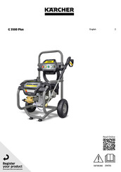 Kärcher G 3500 Plus Manual