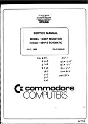 Commodore Computers 1084P Service Manual