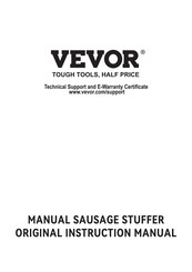 VEVOR XZ-3 Original Instruction Manual