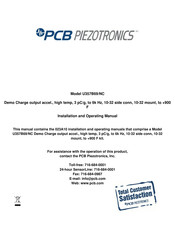PCB Piezotronics U357B69/NC Installation And Operating Manual