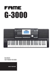 FAME G-3000 User Manual