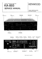 Kenwood KA-893 Service Manual