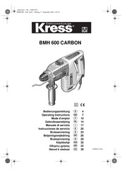 KRESS BMH 600 CARBON Operating Instructions Manual