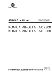 Konica Minolta FAX 2900 Service Manual