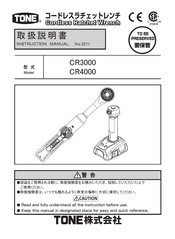 Tone CR4000 Instruction Manual