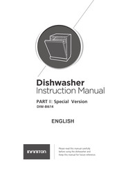 Infiniton DIW-BI614 Instruction Manual
