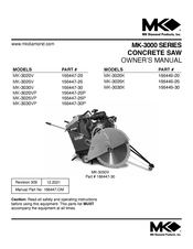 MK Diamond Products MK-3030V Owner's Manual