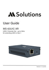 MSolutions MS-63U1C-XR User Manual