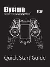 FlySky Elysium EL18 Quick Start Manual