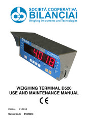 Bilanciai D520 Use And Maintenance Manual