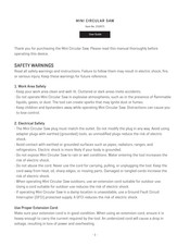 Sharper Image 210471 User Manual