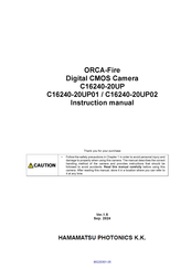 Hamamatsu Photonics ORCA-Fire C16240-20UP Instruction Manual