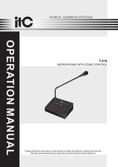 ITC T-216 Operation Manual