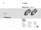 Bosch Advanced Shear 18V-10 Original Instructions Manual