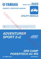 Yamaha DR2 CAMP POWERTECH AC IRS 2023 Owner's/Operator's Manual