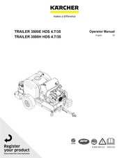 Kärcher TRAILER 3500H HDS 4.7/35 Operator's Manual
