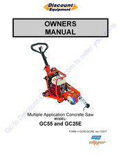 SAINT-GOBAIN Norton Clipper GC25EUP Owner's Manual