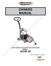 SAINT-GOBAIN Norton Clipper GC25EUP Owner's Manual
