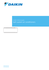 Daikin ATXF25G5V1B Installer's Reference Manual