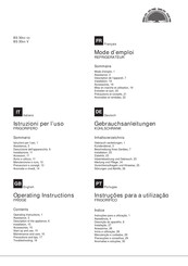 Indesit BS 30 V Series Operating Instructions Manual