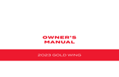 Honda GOLD WING 2023 Owner's Manual