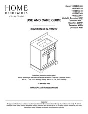 Home Decorators Collection 1008022907 Use And Care Manual