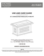 Home Decorators Collection ST. CHARLES FHTM80319 Use And Care Manual