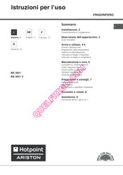 Hotpoint Ariston BS 3021 Operating Instructions Manual