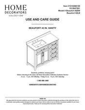 Home Decorators Collection 1010298149 Use And Care Manual