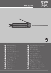 PFERD PF 8/90 HV Instructions For Use Manual