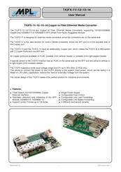 MPL TX2FX-14 User Manual