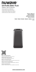 NuWave OXYPURE ZERO PLUS Owner's Manual
