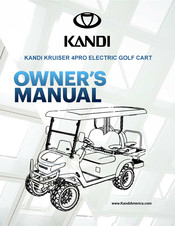 Kandi USA KRUISER 4PRO Owner's Manual