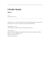 Veichi VM-4DA Manual