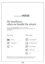 LOWES H0135 Manual
