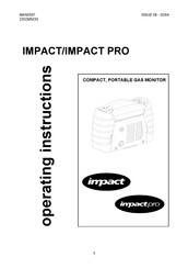 Honeywell Impact Pro Operating Instructions Manual