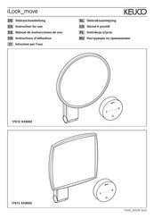 KEUCO iLook move 17612219002 Instructions For Use Manual