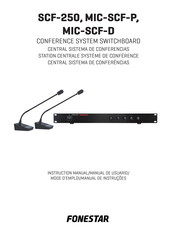 FONESTAR SCF-250 Instruction Manual
