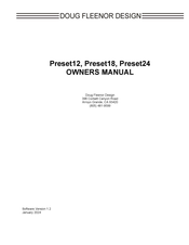 Doug Fleenor Design Preset24 Owner's Manual