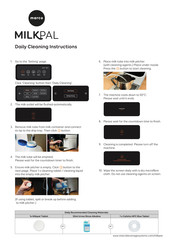 Marco MILKPAL Daily Cleaning Instructions