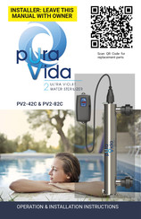 Pura Vida PV2-42C Operation & Installation Instructions