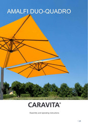 CARAVITA AMALFI DUO-QUADRO Assembly And Operating Instructions Manual