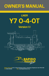 Rapido Trains LNER Y7 0-4-0T Owner's Manual