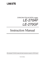 LineEye LE-270GF Instruction Manual