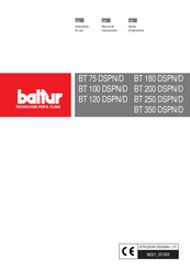 baltur BT 120 DSPN/D Instructions For Use Manual