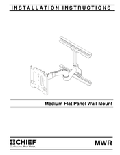 CHIEF MWR6000B Installation Instructions Manual