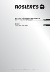 ROSIERES RFA59TH User Instructions