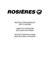 ROSIERES RDE342IN Instruction Booklet